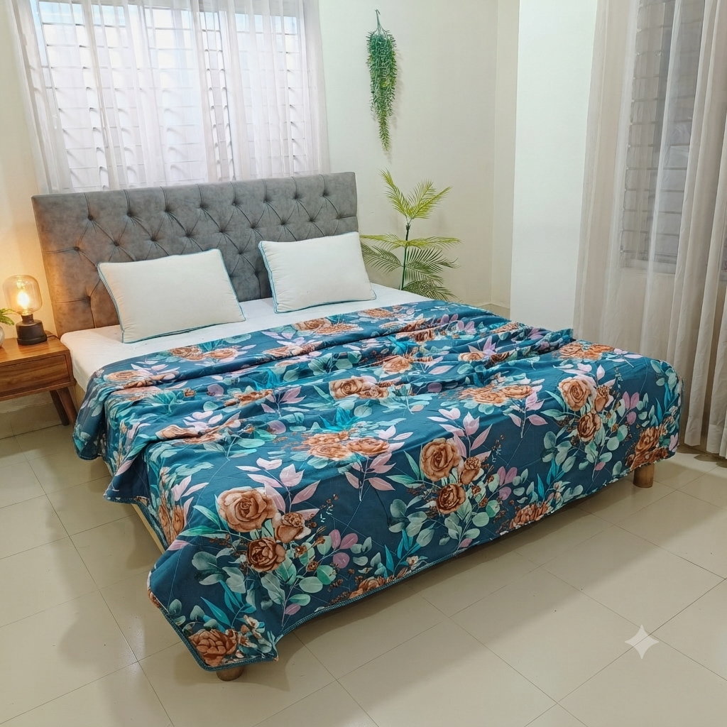 Midnight Rose Premium AC Quilt