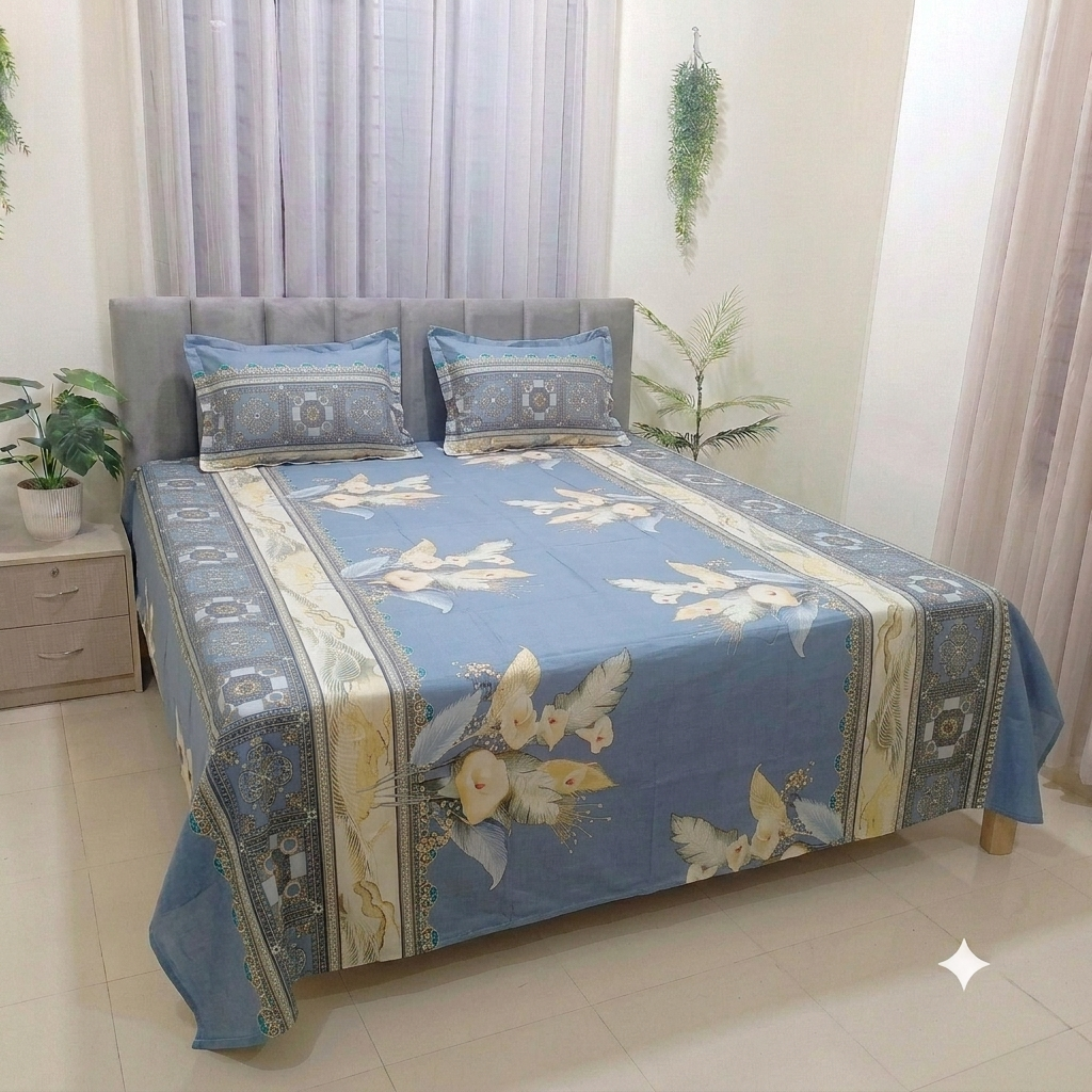 সুপার সফট পিউর কটন বেডসিট সেট (11)
