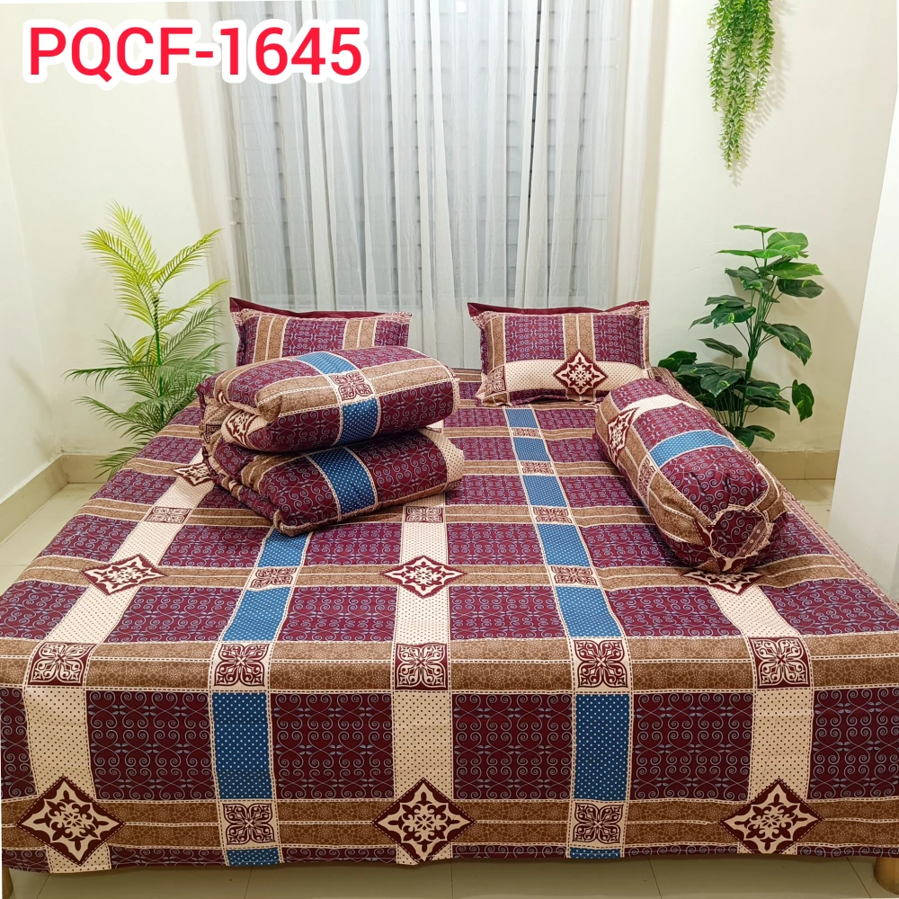 Premium Royal Pattern King Size 5PCS Comforter Set | PQCF-1645